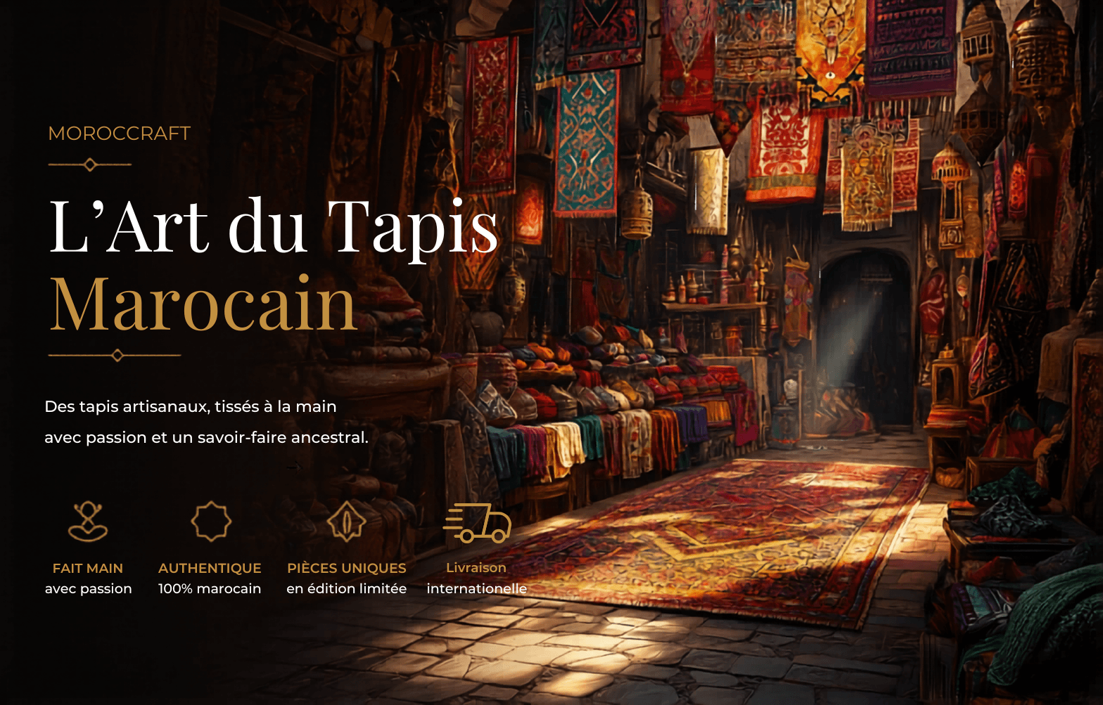 Image héro d'artisanat durable